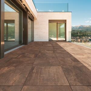 Sinterized Stone L'ALTRA PIETRA Metallico Corten Rust, 60 X 120 X 2 cm, R11 - Non-Slip for outdoor use