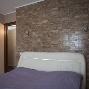 Latte Polished Travertine 3D Wall Mosaic
