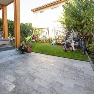 Tundra Grey Sandblasted Marble 15.2 x 30.5 x 3 cm