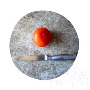 Natural Stone Pastry Board (28 cm diameter)