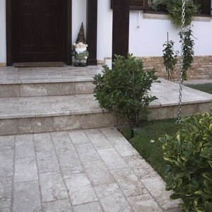 Cappuccino Brushed & Chiseled Edge Marble 30.5 x 15.2 x 3 cm 