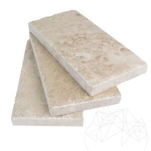 Cappuccino Brushed & Chiseled Edge Marble 30.5 x 15.2 x 3 cm 