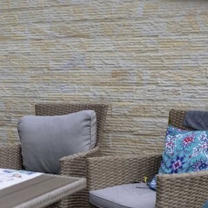 Catania Cream Chiseled Marble, 10 x 30 x 1.5 cm
