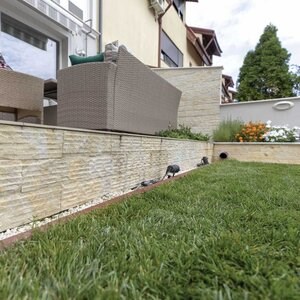 Catania Cream Chiseled Marble, 10 x 30 x 1.5 cm