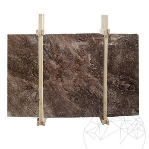 Coffee Brown Polished Marble Slab, 2 cm