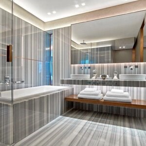 Equator Vein Cut Polished Marble, 61 x 30.5 x 1 cm