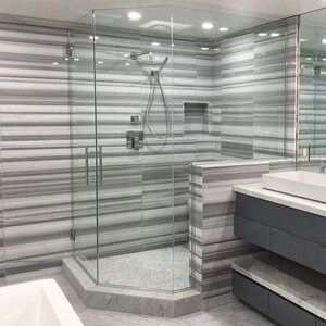 Equator Vein Cut Polished Marble, 61 x 30.5 x 1 cm