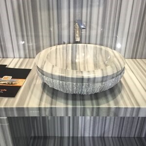 Equator Vein Cut Polished Marble, 61 x 30.5 x 1 cm