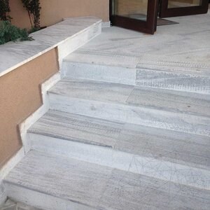 Kavala Cross Cut Bush Hammered Marble, 60 x 30 x 2 cm