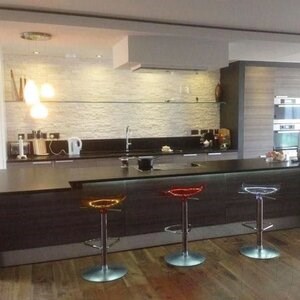 Pure White Marble Wall Cladding Panel, 15 x 60 cm