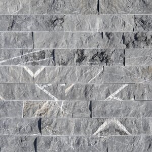 Pietra Grey Splitface Marble, 20 x 5 x 2 cm