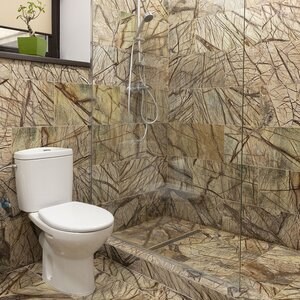 Rainforest Brown Polished Marble, 61 x 30.5 x 1 cm