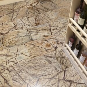 Rainforest Brown Polished Marble, 61 x 30.5 x 1 cm