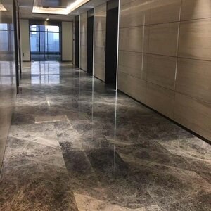 Tundra Grey Polished Marble, 61 x 61 x 1.2 cm