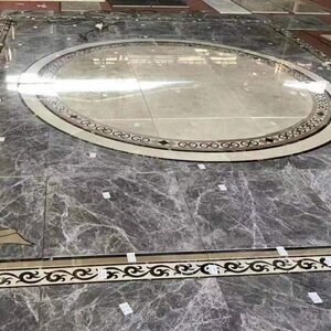 Tundra Grey Polished Marble, 61 x 61 x 1.2 cm