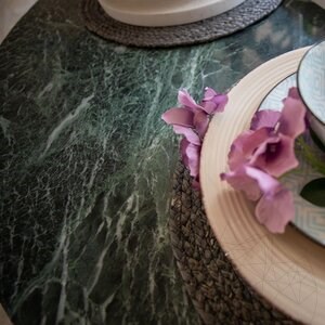 Tinos Marble Moon Dining Table