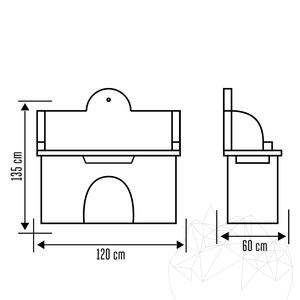 Barbeque Table & Washbasin with splitface stone