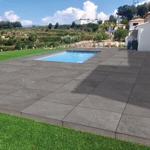 Sinterized Stone L'ALTRA PIETRA Modern Marble Dark, 100 X 100 X 2 cm, R11 - Non-Slip for outdoor use