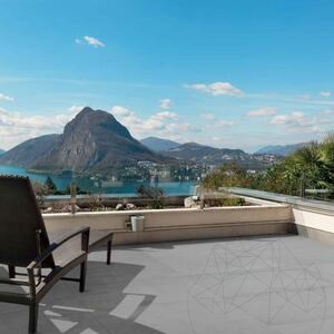 Sinterized Stone Hardscape Monviso Grey, 90 X 60 X 2 cm, R11 - Non-Slip for outdoor use