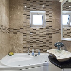 Mix Polished Marble Mosaic, 2.3 x FL