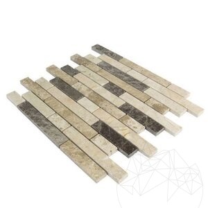 Mix Polished Marble Mosaic, 2.3 x FL