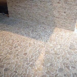 Onyx Tumbled Crazy Paving Mosaic
