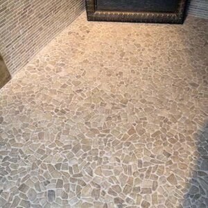 Onyx Tumbled Crazy Paving Mosaic