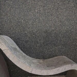 Small Black Tumbled Pebbles Mosaic