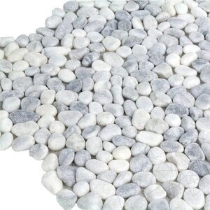 Small Ice Tumbled Pebbles Mosaic