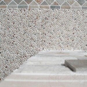 Mix Small Tumbled Pebbles Mosaic