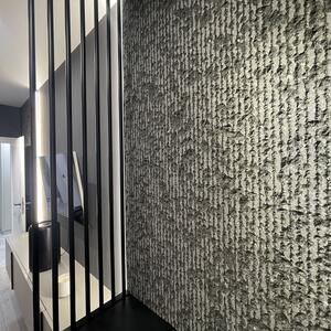 Native Black Lineal Design Slab Granite 2CM