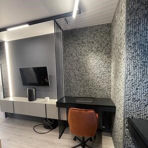 Native Black Lineal Design Slab Granite 2CM