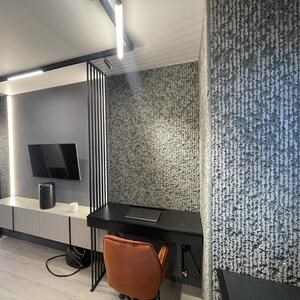 Native Black Lineal Design Slab Granite 2CM