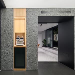 Native Black Lineal Extreme Dark Design Slab Granite 2CM