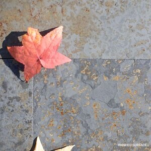 Multicolour Noisette Riven Slate French Pattern Set, 2 cm