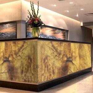 Onyx Cross Cut Polished Slab 2 cm