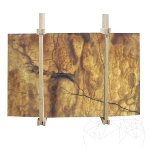 Onyx Cross Cut Polished Slab 2 cm