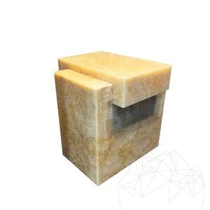 Orange Onyx Quadra Table