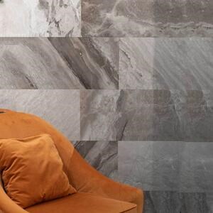 Orobico Grey Polished Marble, 61 x 30.5 x 1.2 cm