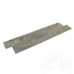 Flexible Slate SKIN Panel Express - Jeera Green, 60x15 cm | Ideal for Exterior/Interior Cladding