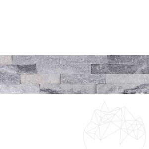 Platino Marble Wall Cladding Panel 15 x 60 cm