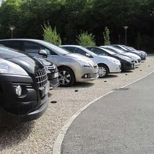 Parking Marker for Landscape Spacer Design System for Gravel stability
