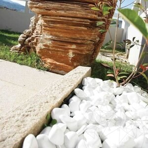 Thassos Marble Pebbles 1-3 cm 20 kg bag