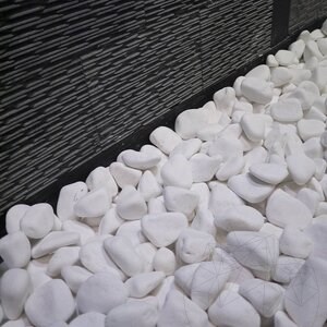Thassos Marble Pebbles 6-10 cm KG