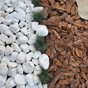 Thassos Marble Pebbles 3-6 cm Bag 20 Kg