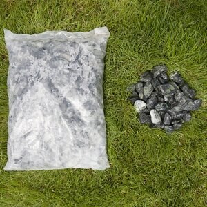 Green Marble Pebbles 1-2 cm Bag 20 Kg