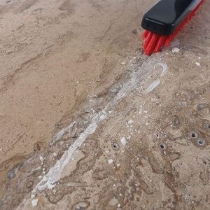 LTP Profesional V-Shaped Brush - Perfect for joints (removes adhesiv, grout or dirt residues)