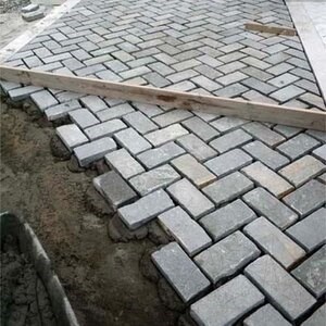 Kavala Riven Slate Cobblestone, 20 x 10 x 3-5 cm