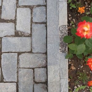 Kavala Riven Slate Cobblestone, 20 x 10 x 3-5 cm