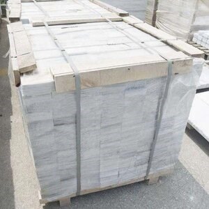 Kavala Sawn Cut Marble Cobblestone, 10 x 10 x 3 cm